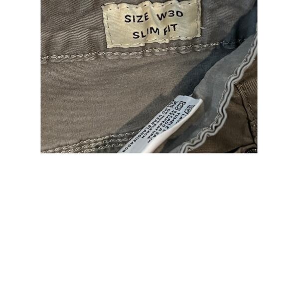 Chinos Flat Front Tan Chinos 30x28 - Picture 4 of 5